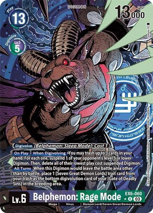 Belphemon: Rage Mode (Alternate Art)