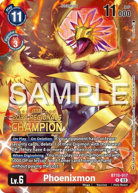 Phoenixmon (2024 Regionals Champion)