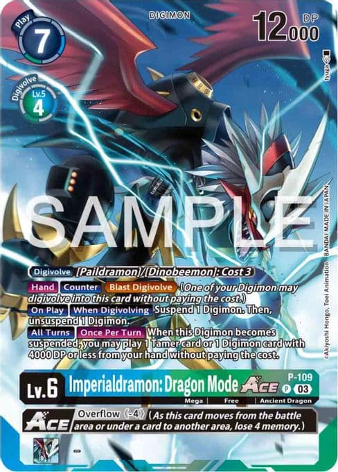 Imperialdramon: Dragon Mode ACE - P-109 (Digimon Adventure 02: The Beginning Set)
