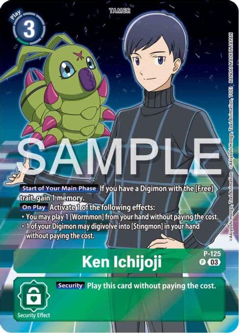 Ken Ichijoji - P-125 (Digimon Adventure 02: The Beginning Set)