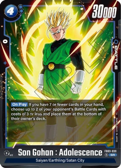 Son Gohan : Adolescence - FB03-039