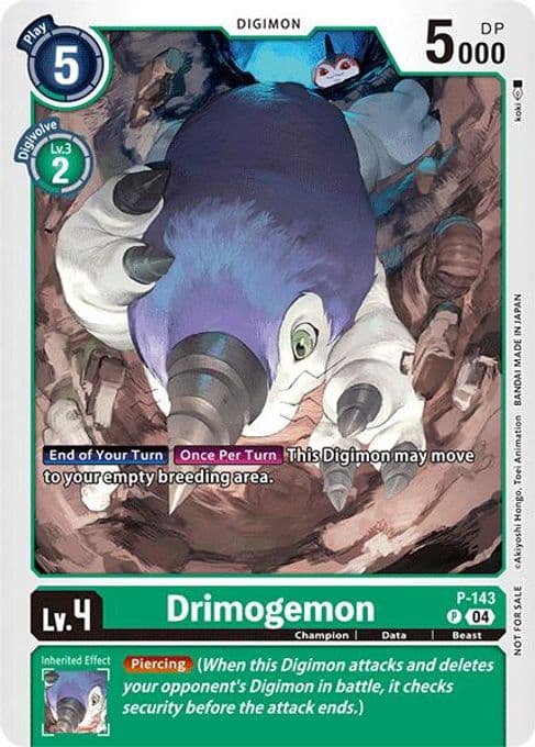 Drimogemon - P-143 (Store Tournament 2024 Jul. - Sep. Participation Pack)