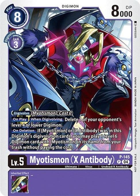 Myotismon (X Antibody) - P-145 (Store Tournament 2024 Jul. - Sep. Participation Pack)