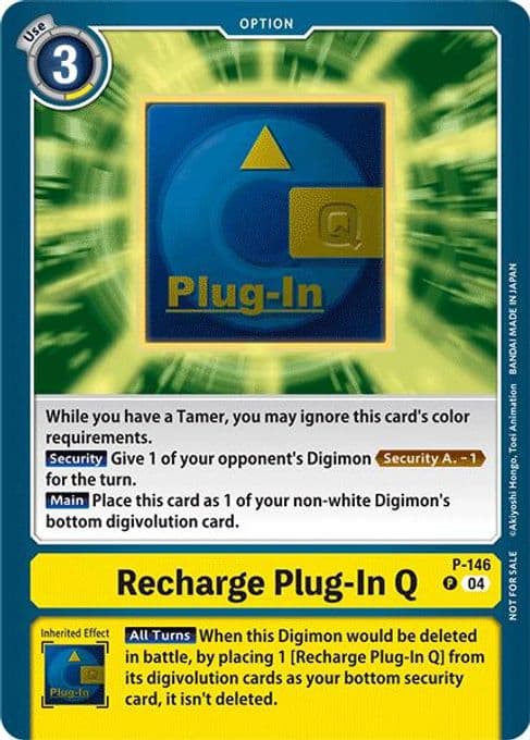 Recharge Plug-In Q - P-146 (Store Tournament 2024 Jul. - Sep. Participation Pack)