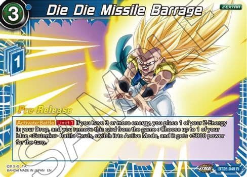 Die Die Missile Barrage
