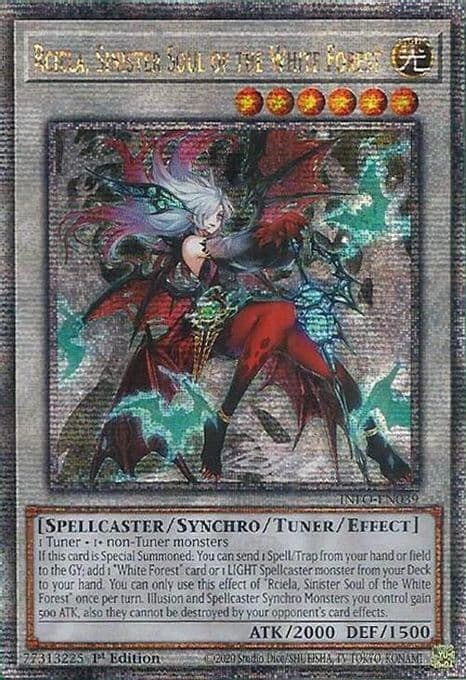 Rciela, Sinister Soul of the White Forest (Quarter Century Secret Rare)