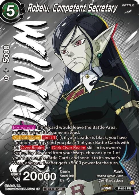 Robelu, Competent Secretary (Zenkai Series Tournament Pack Vol.8) (Winner)
