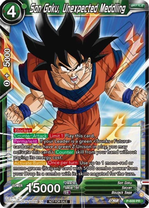 Son Goku, Unexpected Meddling (Zenkai Series Tournament Pack Vol.8)