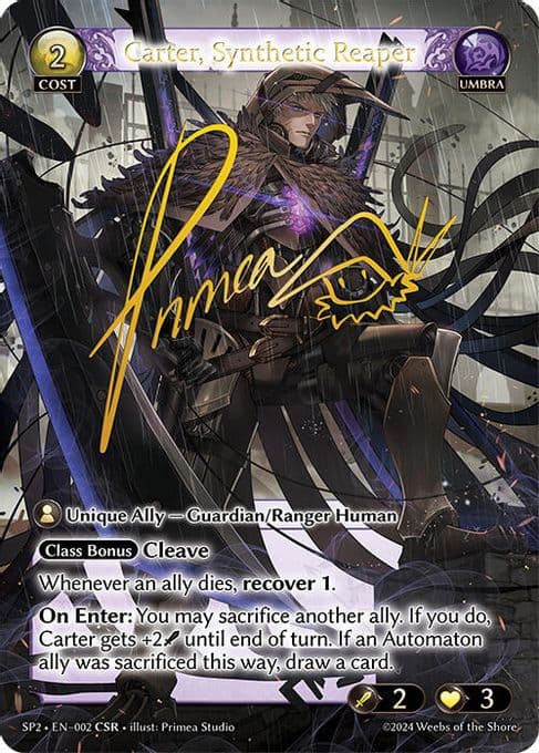 Carter, Synthetic Reaper (CSR)