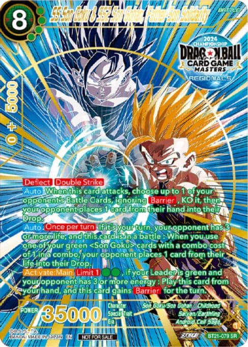 SS Son Goku & SS2 Son Gohan, Father-Son Solidarity (Championship 2024 Top 16 Alternate Art Vol.2)