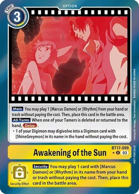 Awakening of the Sun (Secret Crisis: Movie Memorial Pack)