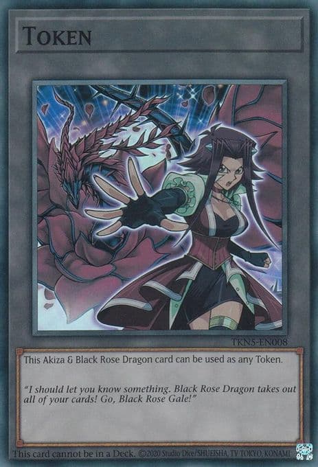 Token: Akiza & Black Rose Dragon