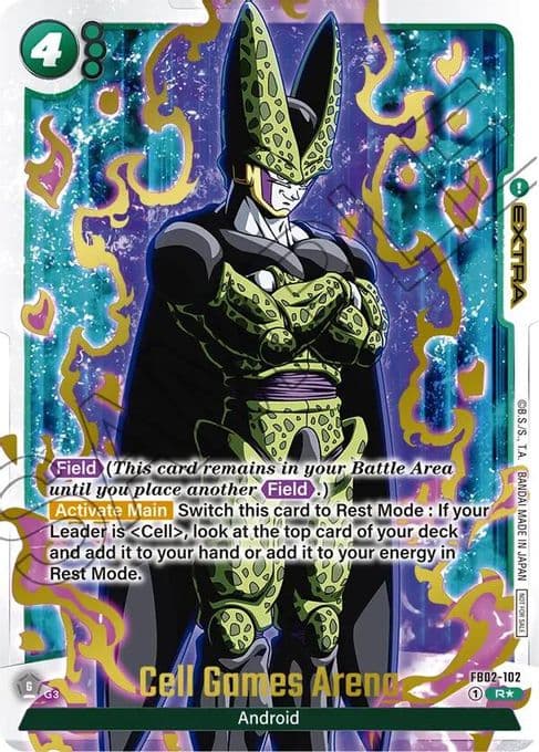 Cell Games Arena - FB02-102 (Championship Pack 02) (Gold)