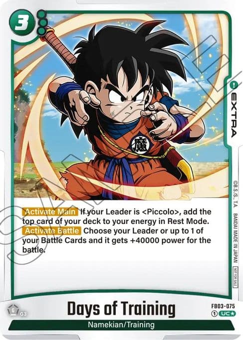 Days of Training - FB03-075 (Championship Pack 02)