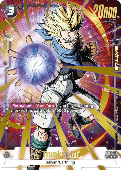 Trunks : GT - FB03-119 (Championship Pack 02) (Gold)