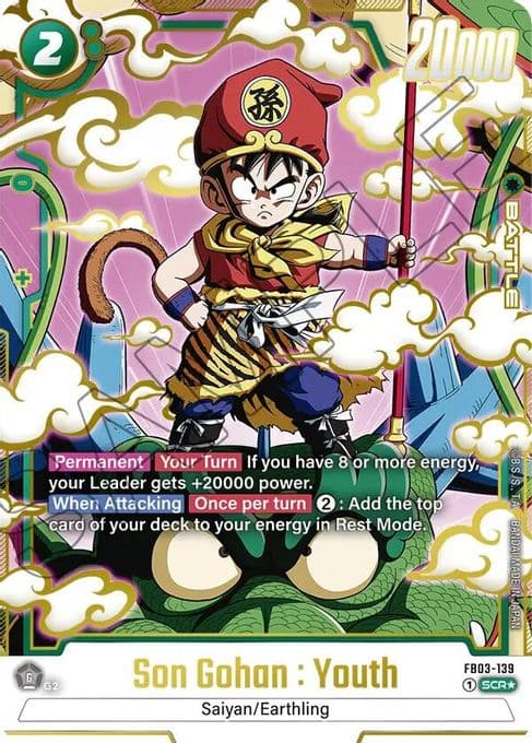 Son Gohan : Youth - FB03-139 (Alternate Art)