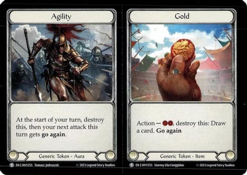 Agility // Gold // Might // Vigor