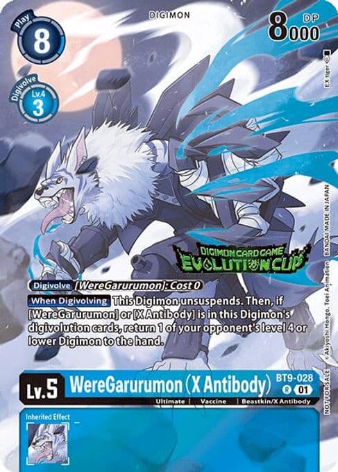 WereGarurumon (X Antibody) (August 2024 Evolution Cup Participant)