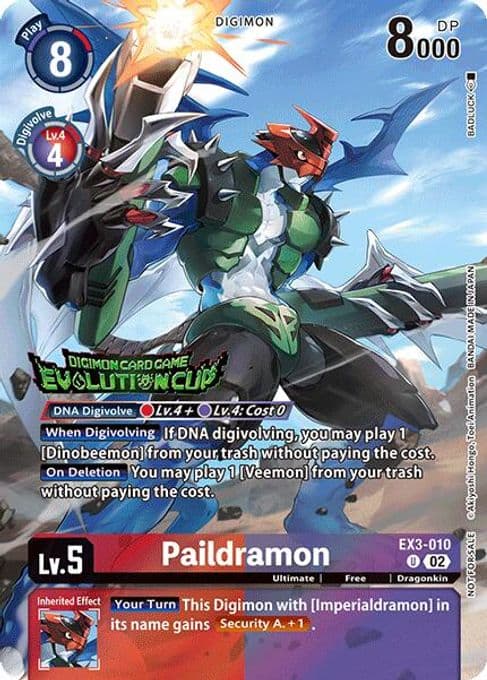 Paildramon (August 2024 Evolution Cup Participant)