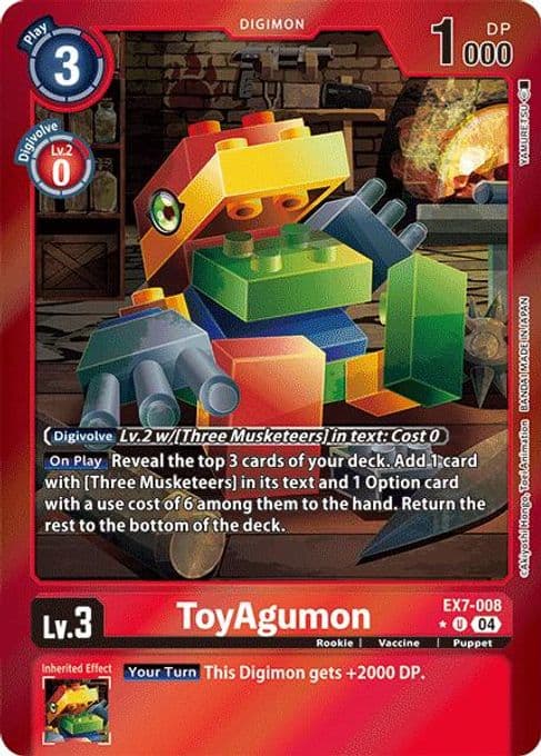ToyAgumon - EX7-008 (Foil)