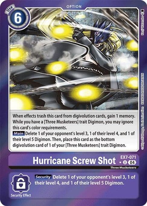 Hurricane Screw Shot (Foil)