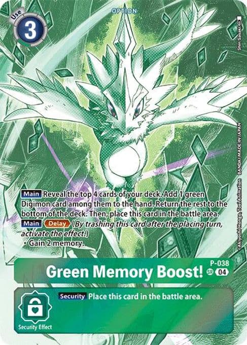 Green Memory Boost! (Starter Deck 18 Exclusive)