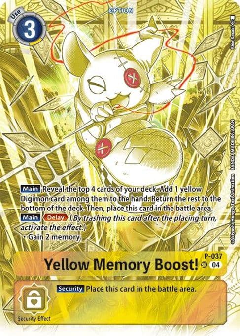 Yellow Memory Boost! (Starter Deck 19 Exclusive)
