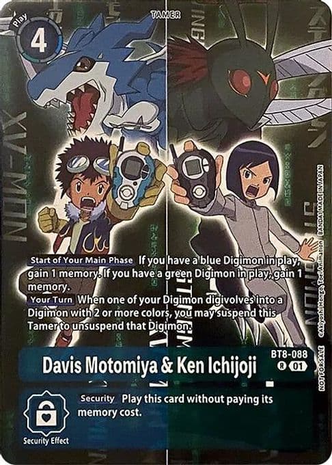 Davis Motomiya & Ken Ichijoji (Super Complete Selection Daisuke ver.)