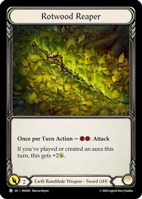 Rotwood Reaper // Staff of Verdant Shoots