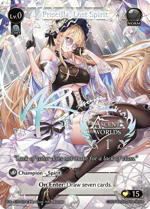 Priscilla, Lost Spirit (CPR)