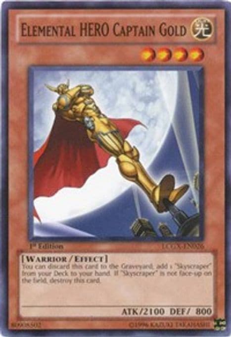 Elemental HERO Captain Gold