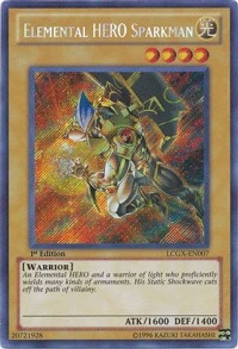 Elemental HERO Sparkman (Alternate Art)