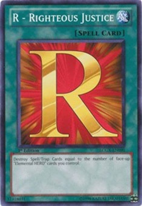 R - Righteous Justice