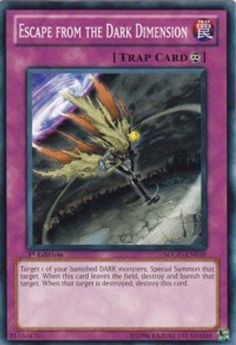 Escape from the Dark Dimension