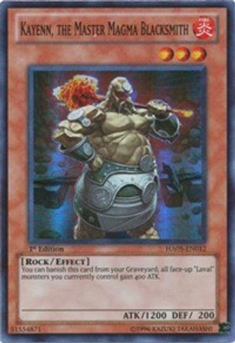 Kayenn, the Master Magma Blacksmith