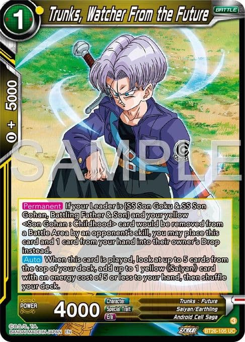 Trunks, Watcher From the Future