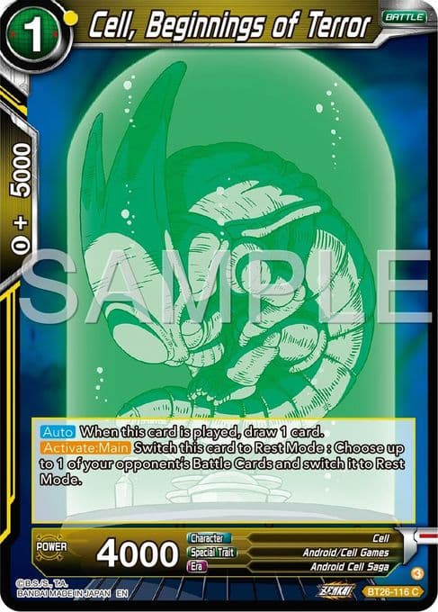 Cell, Beginnings of Terror