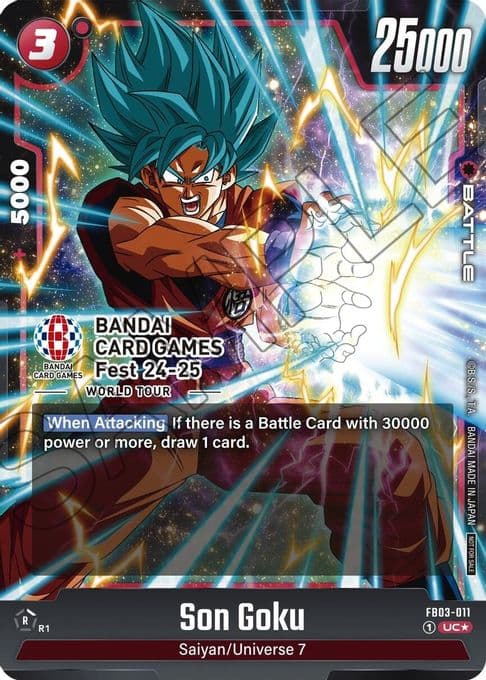 Son Goku - FB03-011 (BANDAI Card Games Fest 24-25 World Tour)