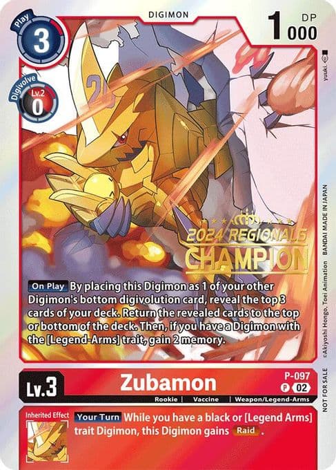Zubamon - P-097 (2024 Regionals Champion)