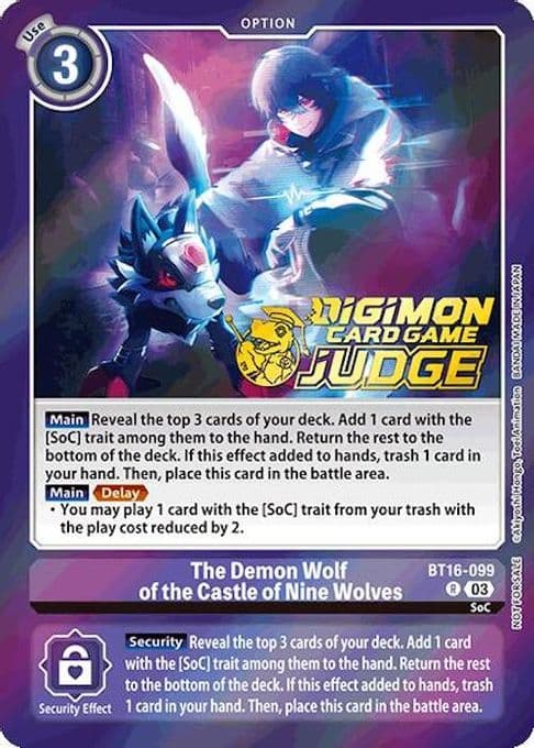 The Demon Wolf of the Castle of Nine Wolves (Judge Pack 6)