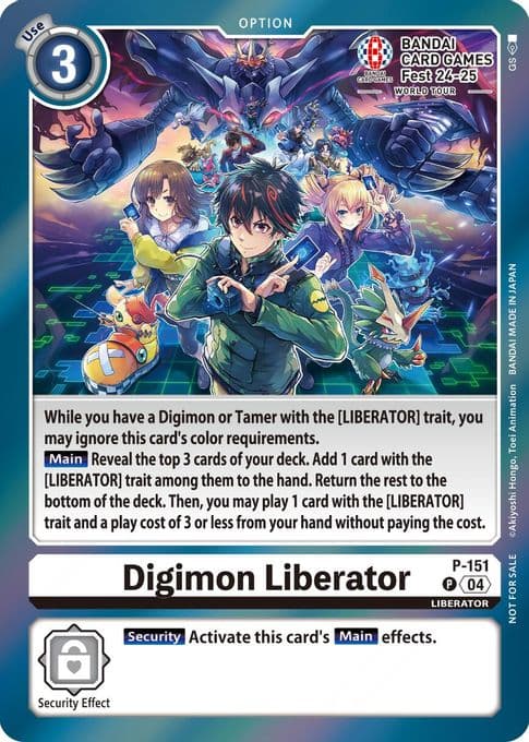 Digimon Liberator - P-151 (BANDAI Card Games Fest 24-25 World Tour)