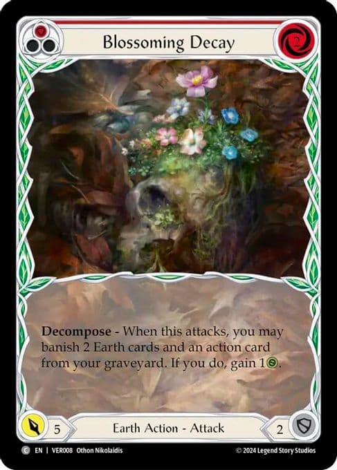 Blossoming Decay (Red)