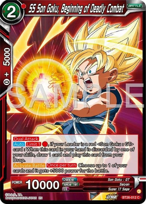 SS Son Goku, Begining of Deadly Combat