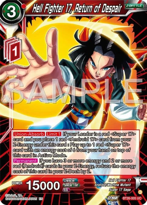 Hell Fighter 17, Return of Despair