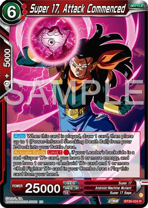 Super 17, Attack Commenced