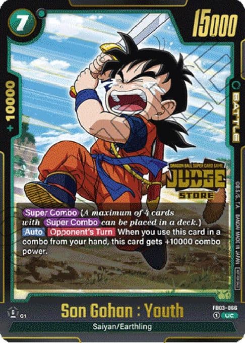 Son Gohan : Youth - FB03-066 (Judge Pack (Store Judge) 02)
