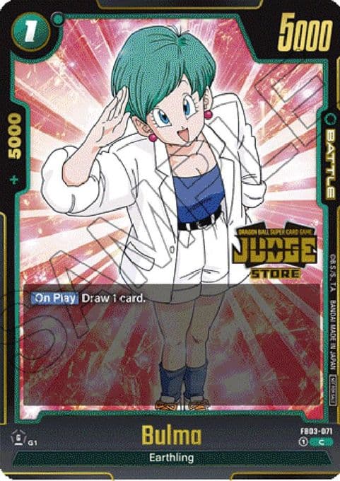 Bulma - FB03-071 (Judge Pack (Store Judge) 02)