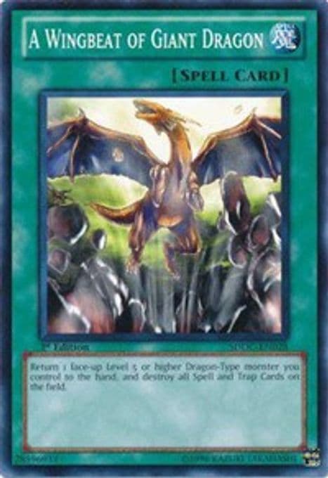 A Wingbeat of Giant Dragon