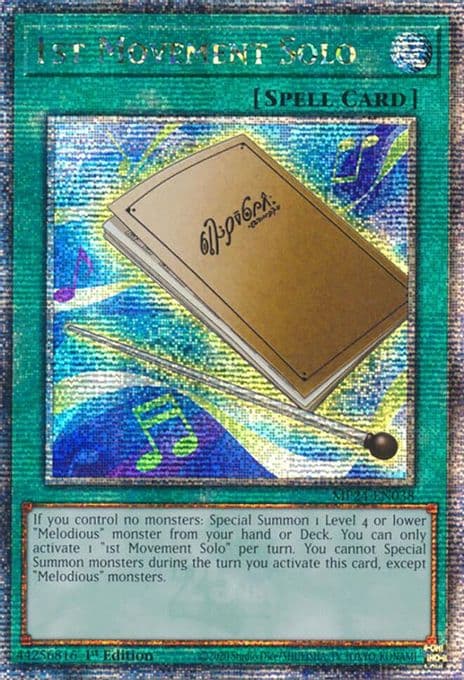 1st Movement Solo (Quarter Century Secret Rare)