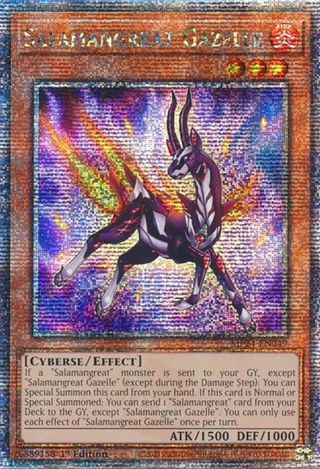 Salamangreat Gazelle (Quarter Century Secret Rare)